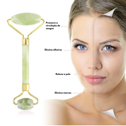 Jade Massageador Facial - Massager Relieves Stress®️